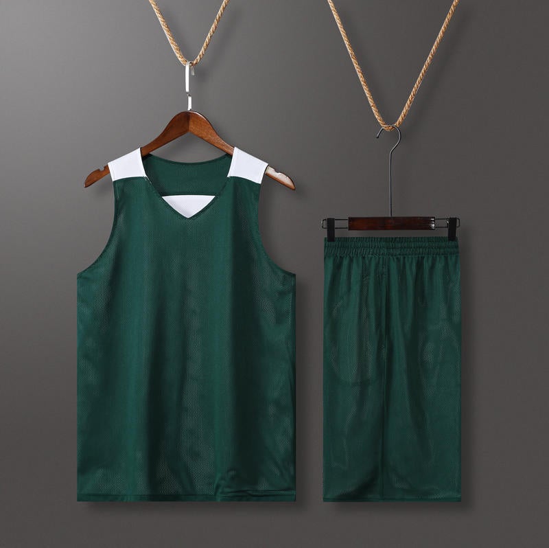 Extremely Fast Double-Sided Basketball Uniforms For Adults, Customized Quick-Drying Breathable Training Suits, Trendy Street Sports Jerseys - Image 1