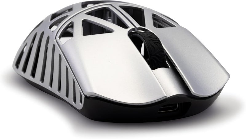 Beast X Mini Pro Ultra-Light 34g ماوس الألعاب المغنيسيوم ، PAW3950 مستشعر HS ، معدل استطلاع 8K ، 30000 DPI ، OM & TTC المفاتيح ، لوحات جانبية قابلة للتخصيص.  (أسود (OM مفتاح الشقوق الجانبية)) - Image 4