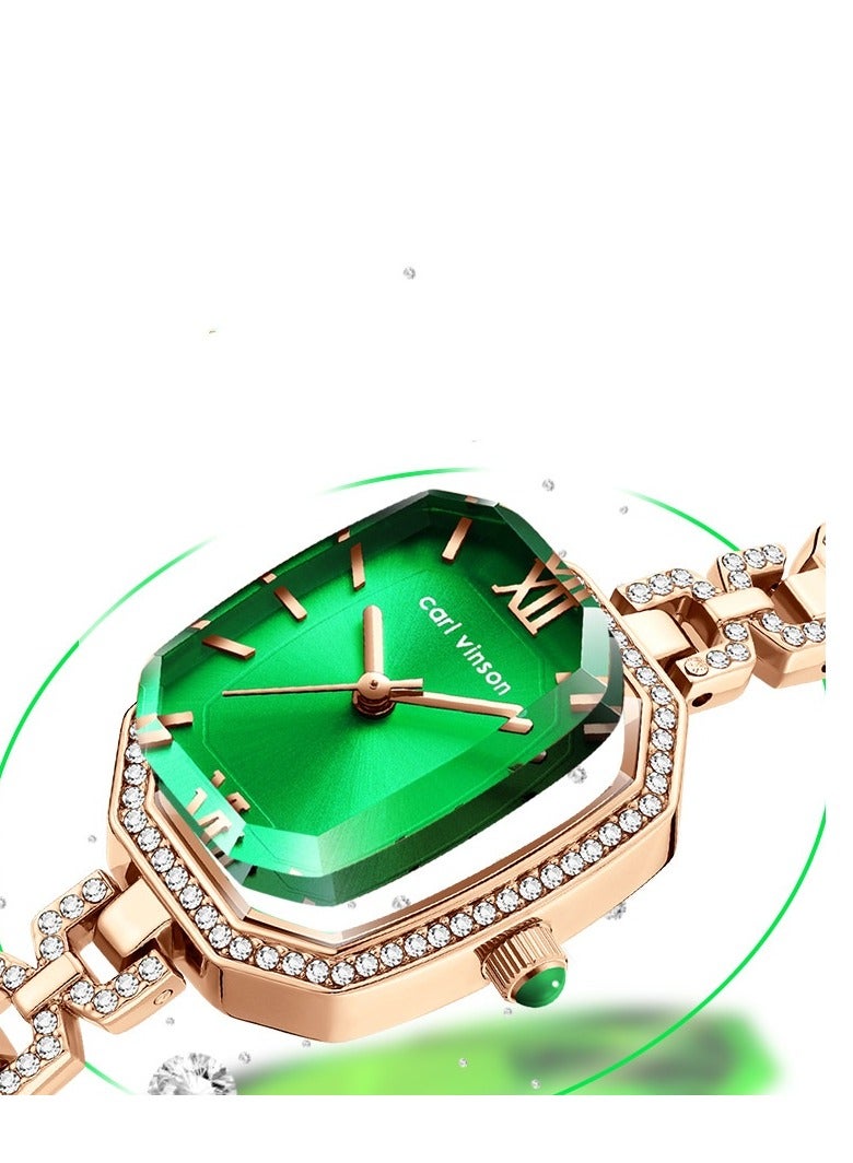 ساعة كوارتز فاخرة مقاومة للماء للنساء - Image 3