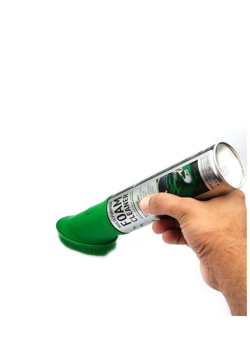 نورا منظف ​​رغوة العناية بالسيارات من نورا، بخاخ تنظيف عميق، 300 مل، للأسطح المصنوعة من القماش والجلد والبلاستيك والفينيل - رقم 513 - Image 4