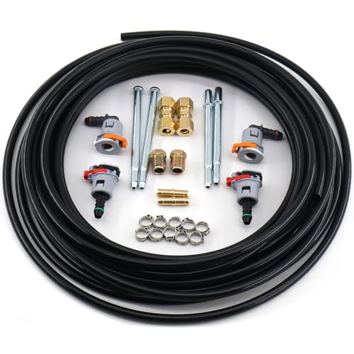 RJSPHH 516 Fuel Line Repair Kit 516 in 8mm Nylon Fuel Line Replacement Kit 23 Pack FLK56 - Image 1