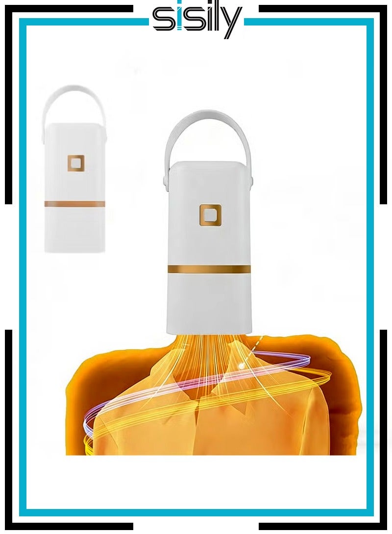 سيسلي مجفف ملابس محمول، مجفف ملابس كهربائي صغير بدوران هواء ساخن 360° للتجفيف السريع، مناسب للسفر والاستخدام المنزلي - Image 1