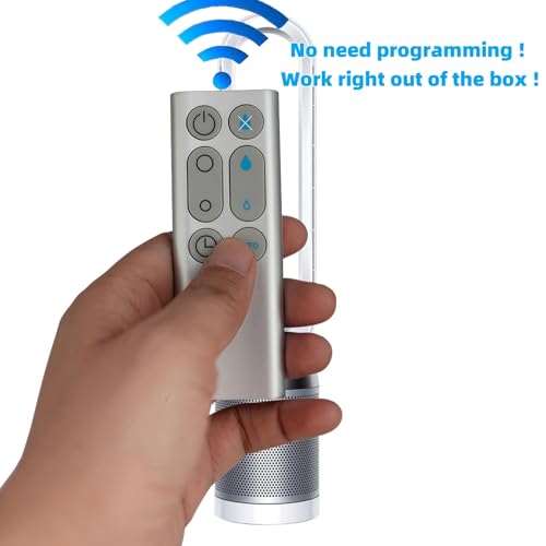 uehba Replacement Remote Control Compatible for Dyson AM10 Fan Humidifier (Silver) - Image 2
