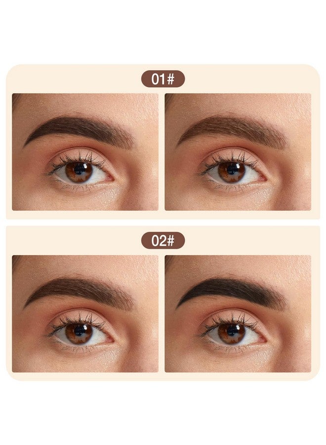Boobeen 2Color Eyebrow Palette Brow Powder Makeup For Sculpting And Defining Brow Eye Contour Kit With Brush Applicator - Image 5