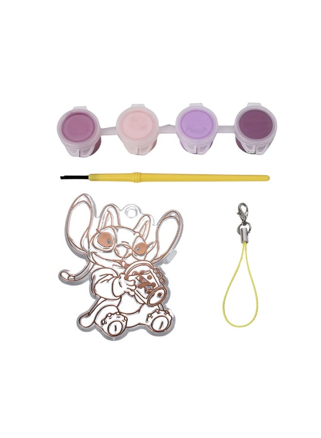 Disney Stitch Make Your Own Suncatcher | Painting Kit | Art & Craft For Kids | Fun Staycation Activity | Age 3+ - Image 1