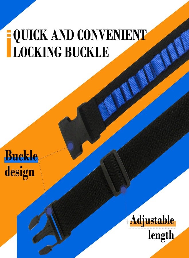 TORMEN Bullet Shoulder Strap Darts Bandolier, Compatible for Nerf Elite Series Leather Case Belt Kit-Blue Black - Image 2