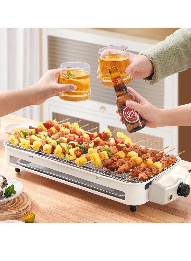 Y&D 3 In 1 Electric BBQ Grill 1500W With Adjustable Temperature Detachable Parts For Easy Cooking And Cleaning Home Smoke-Free Electric Barbecue Stove Electric Baking Tray Outdoor Indoor Barbecue Machine Multifunctional  - Image 2