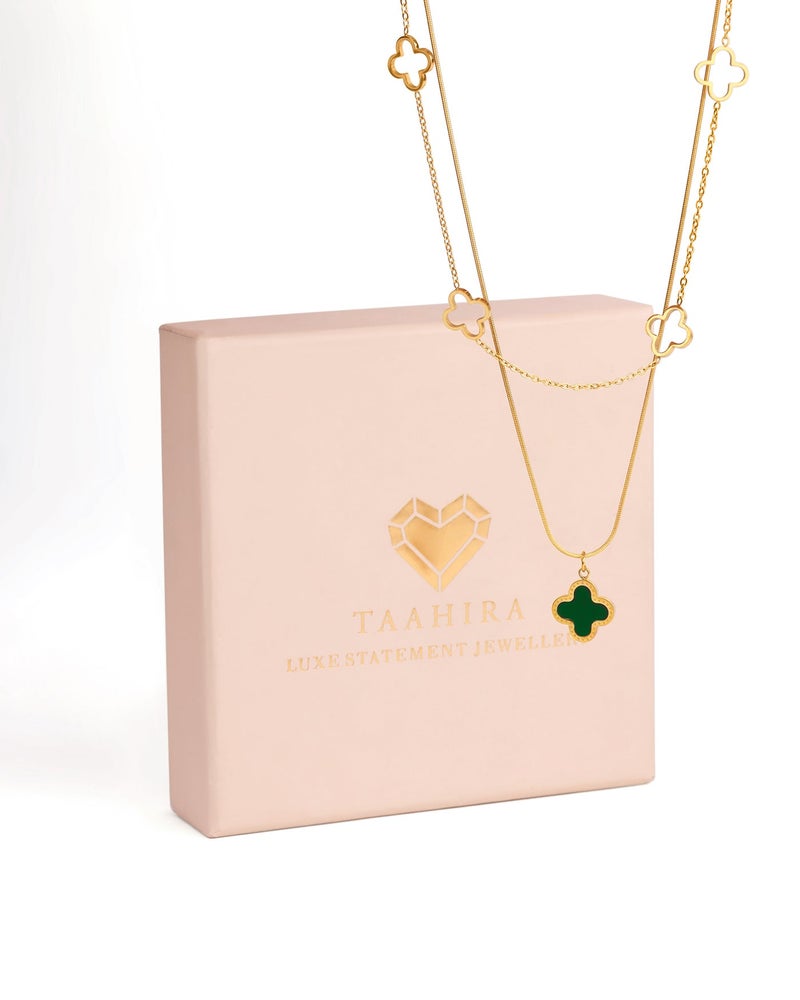 TAAHIRA قلادة دانا المتعددة الطبقات - Image 4