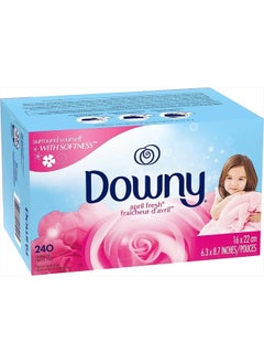 Downy Dryer Sheets Laundry Fabric Softener, April Fresh, 240 count  - Image 2