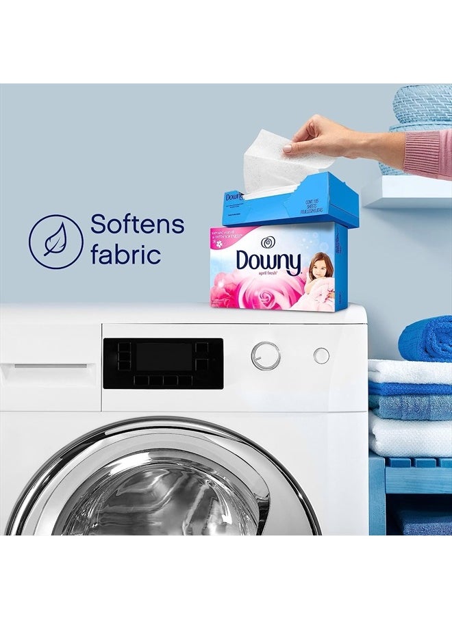 Downy Dryer Sheets Laundry Fabric Softener, April Fresh, 240 count  - Image 4