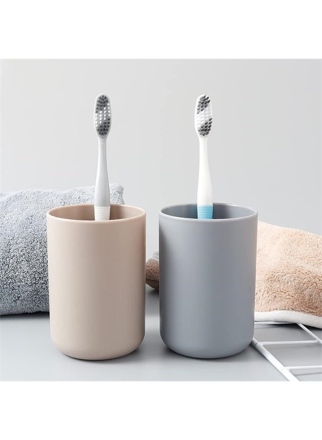 HOMESTAR 2 Pieces Toothbrush Holders, Bathroom Toothbrush Cup, Makeup Brush Bracket, Accessory Organizer and Toothbrush Bracket - Image 2