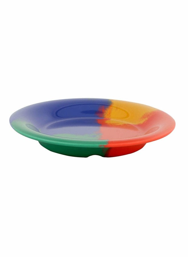 Get G.E.T. 7.5" Heavy-Duty Wide Rim Melamine Salad Plate (Set of 12) - Image 2