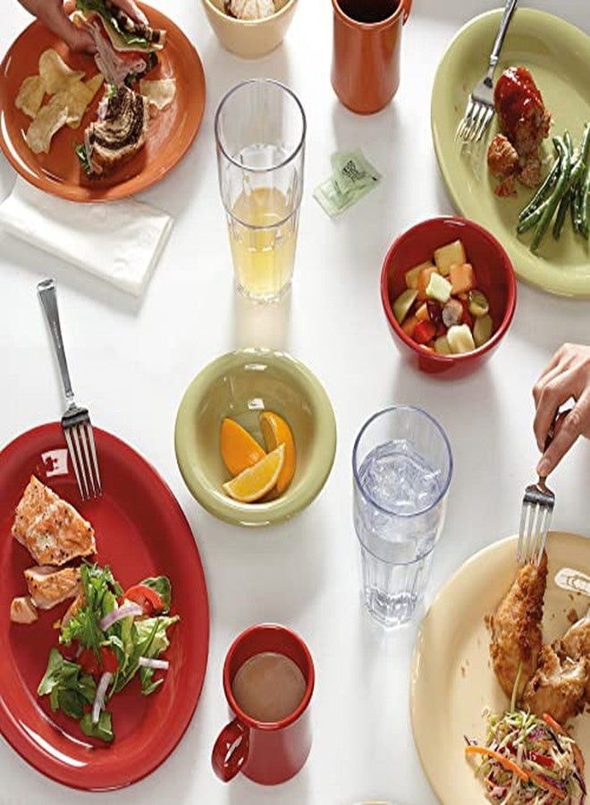 Get G.E.T. 7.5" Heavy-Duty Wide Rim Melamine Salad Plate (Set of 12) - Image 3