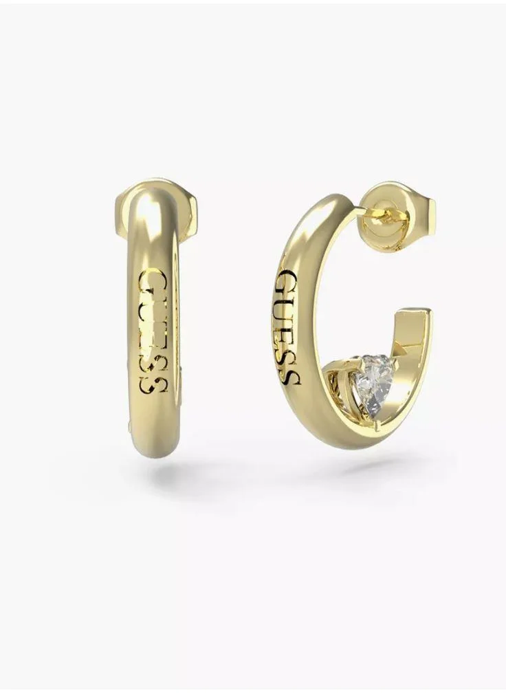 جس 20Mm Heart Crystal J Hoops