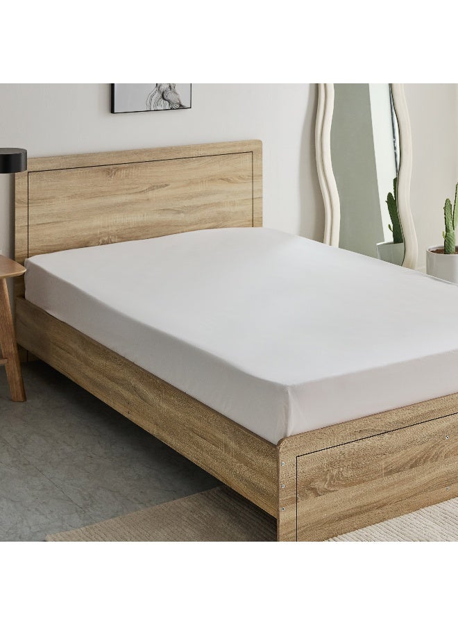 Home Box Essential Cotton Twin Flat Sheet 260 x 170 cm - Image 2