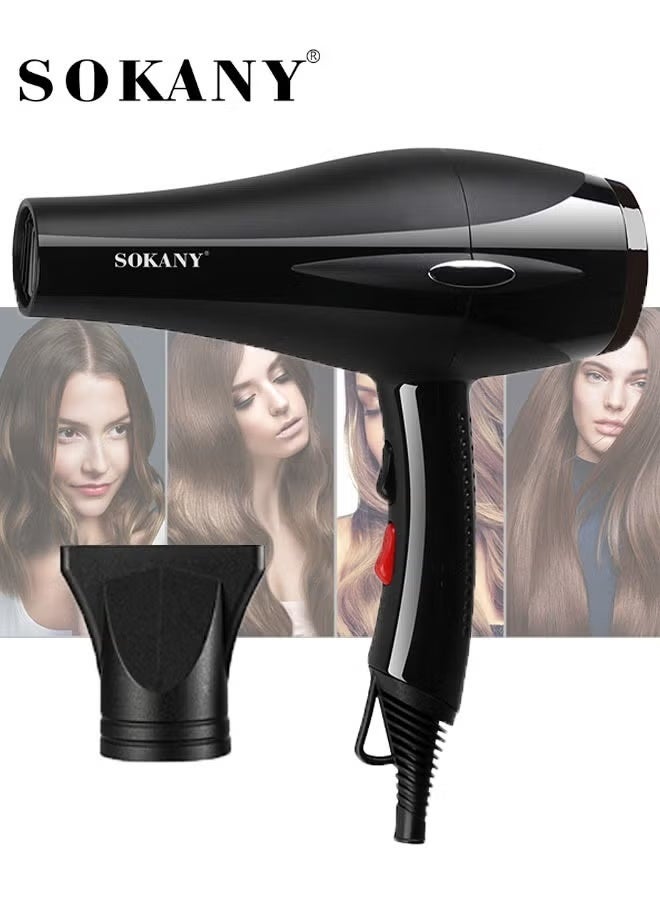 sokany SK-14031 Professional 2500W Hair Dryer SK-14031, Hot & Cold Air Blow Dryer, Multiple Speed Settings, Fast Drying High-Power Motor, Non-Slip Ergonomic Handle, Stylish Design for Smooth Hair, Home & Salon Use - Image 2