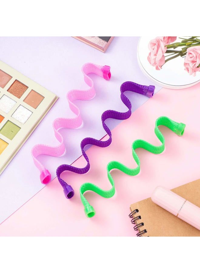 WILLBOND 30 Pieces Hair Curlers Styling Kit, Wave Style Hair Rollers Spiral Curls No Heat Hair Curlers with Styling Hooks for Women Girls Long Hair Most Hairstyle Styling Tools (30 cm/ 11.8 Inch) - Image 4