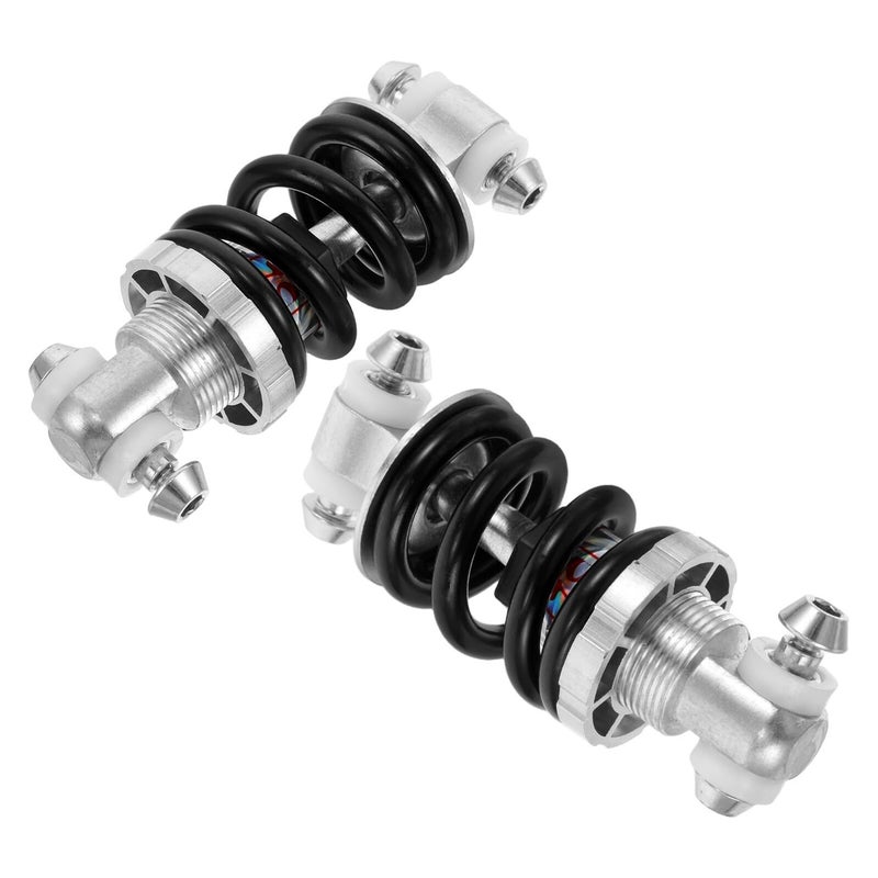 2 Pcs Rear Coil Over Shocks Absorber For Mountain Bike Electric Bike 650lb Heavy Duty Suspension Spring Replacement Cycling Off Road Use Pair - Image 2
