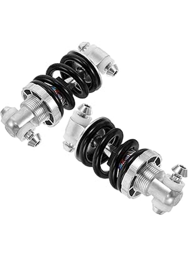 2 Pcs Rear Coil Over Shocks Absorber For Mountain Bike Electric Bike 650lb Heavy Duty Suspension Spring Replacement Cycling Off Road Use Pair - Image 1