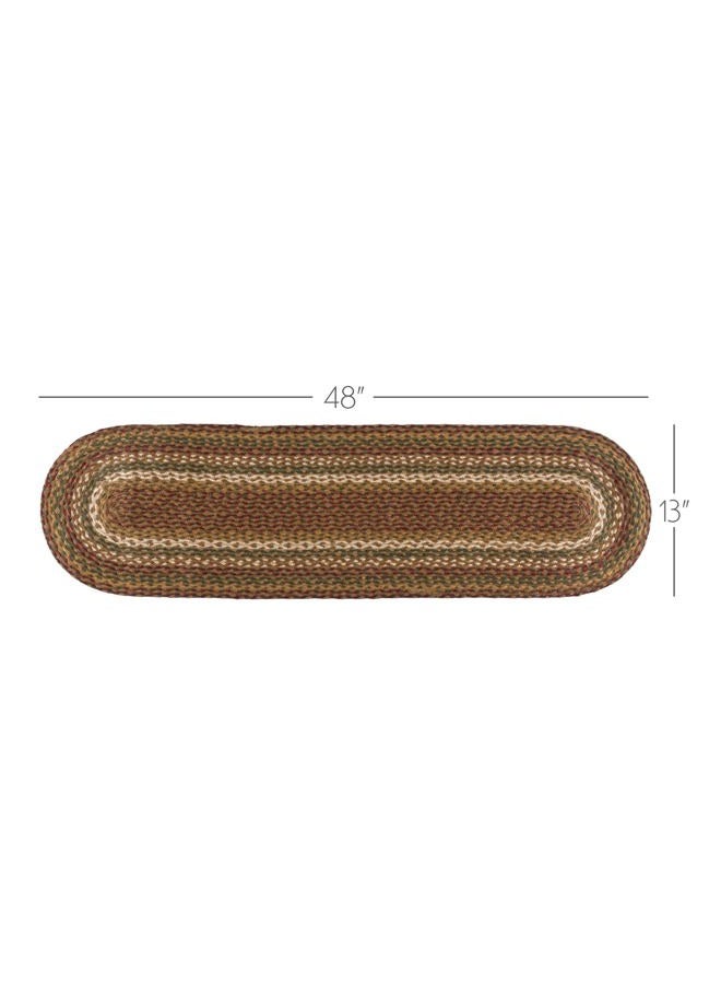 VHC Brands Tea Cabin Jute Runner 13x48 Log Cabin Country Rustic Lodge Kitchen Tabletop Design - Image 2