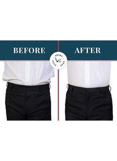 SYOSI 1 Pcs Men Shirt Stays Shirt Lock Belt,Shirt Stays Adjustable Elastic Shirt Holder Keeps Shirt Tucked in for Men,Garter Belt Man Shirt Men’s Shirts Universal Men and Women Lock 110CM  - Image 2