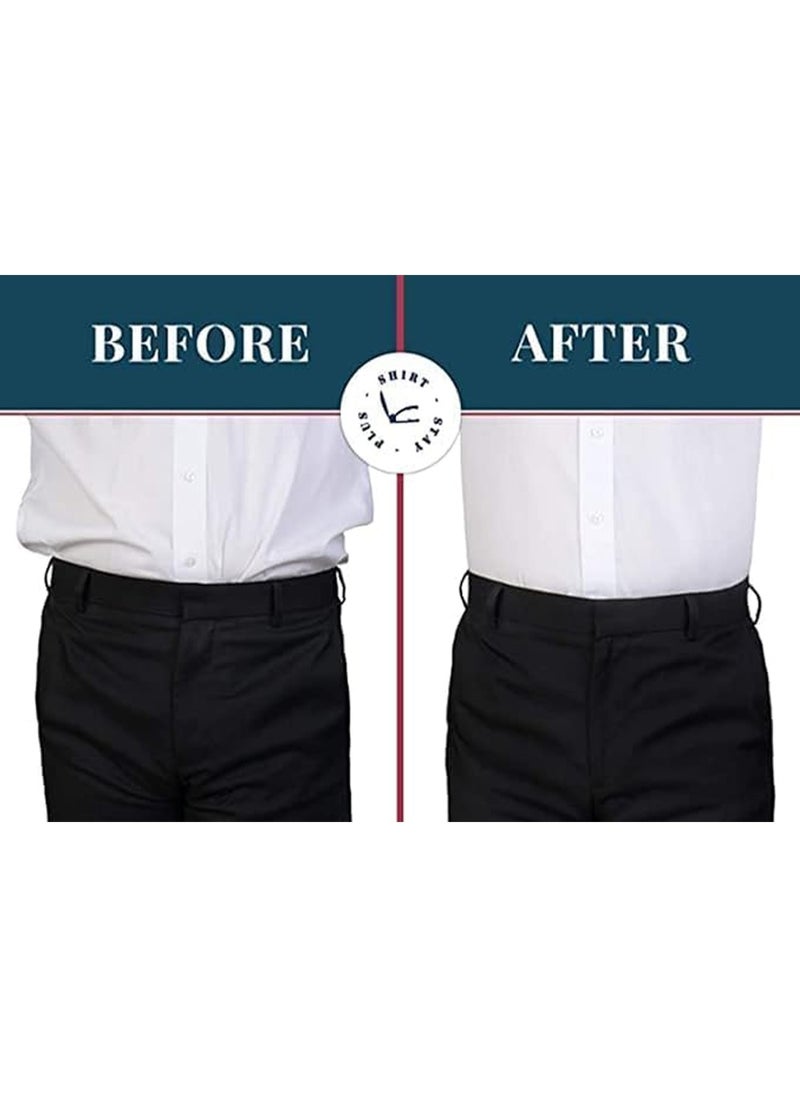 SYOSI - 1 Pcs Men Shirt Stays Shirt Lock Belt,Shirt Stays Adjustable Elastic Shirt Holder Keeps Shirt Tucked in for Men,Garter Belt Man Shirt Men’s Shirts Universal Men and Women Lock 110CM - Image 1
