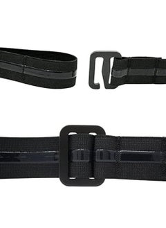 SYOSI 1 Pcs Men Shirt Stays Shirt Lock Belt,Shirt Stays Adjustable Elastic Shirt Holder Keeps Shirt Tucked in for Men,Garter Belt Man Shirt Men’s Shirts Universal Men and Women Lock 110CM  - Image 4