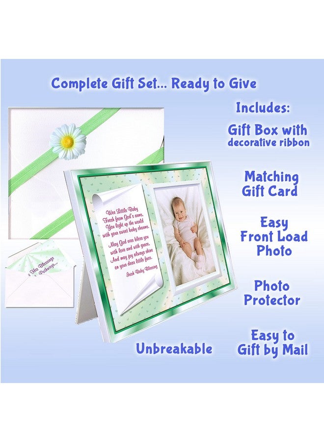 Expressly Yours! Photo Expressions Irish Baby Blessing| Cute Picture Frame | Affordable, Colorful | Holds a 3.5 x 5 Photo | Easy Front-Load Design | Irish Theme - Image 2