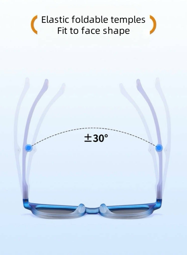 Kids Folding UV Resistant Sunglasses - TR Material | Storage Box Travel - Image 5