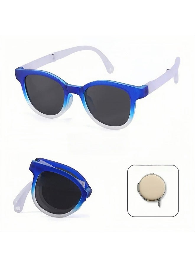 نظارات شمسية للأطفال قابلة للطي ومقاومة للأشعة فوق البنفسجية - Image 1