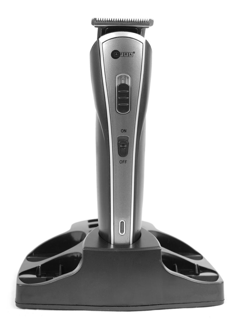AFRA AFRA Hair Trimmer, AF-1600HTSB, 5 in 1 Set, Rechargeable, With Shaver, Precision Trimmer, Nose Trimmer, Design Trimmer and Full Trimmer, Charge Base, AF-1600HTSB, 1-year warranty. - Image 2