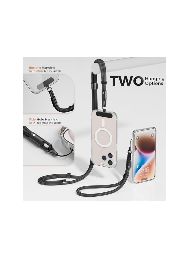 Green Tiger 3-In-1 Phone Lanyard with Tether Tab and Loop Strap, Adjustable Anti-Theft Crossbody, Neck and Wrist Strap, Universal for Camera, Earphone, USB, ID Badges - Image 4