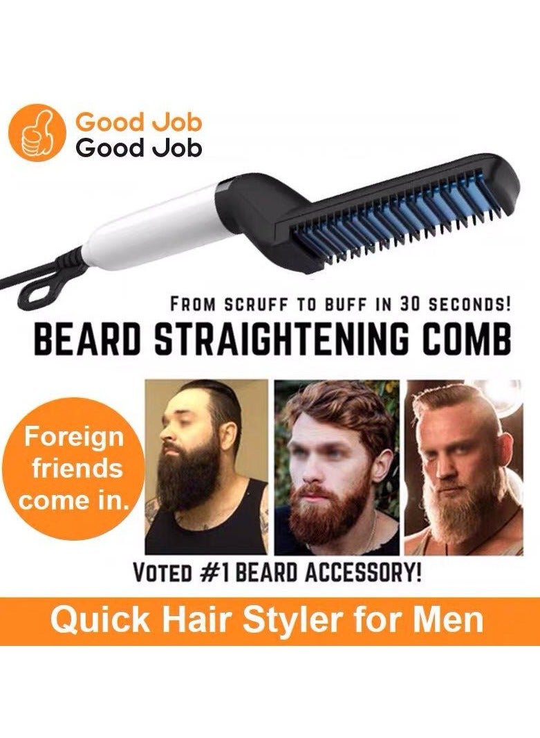 Hair Curling Styler Comb Multifunctional Hair Curler Magic Massage Comb Hair Styling Tools For Men - Image 4