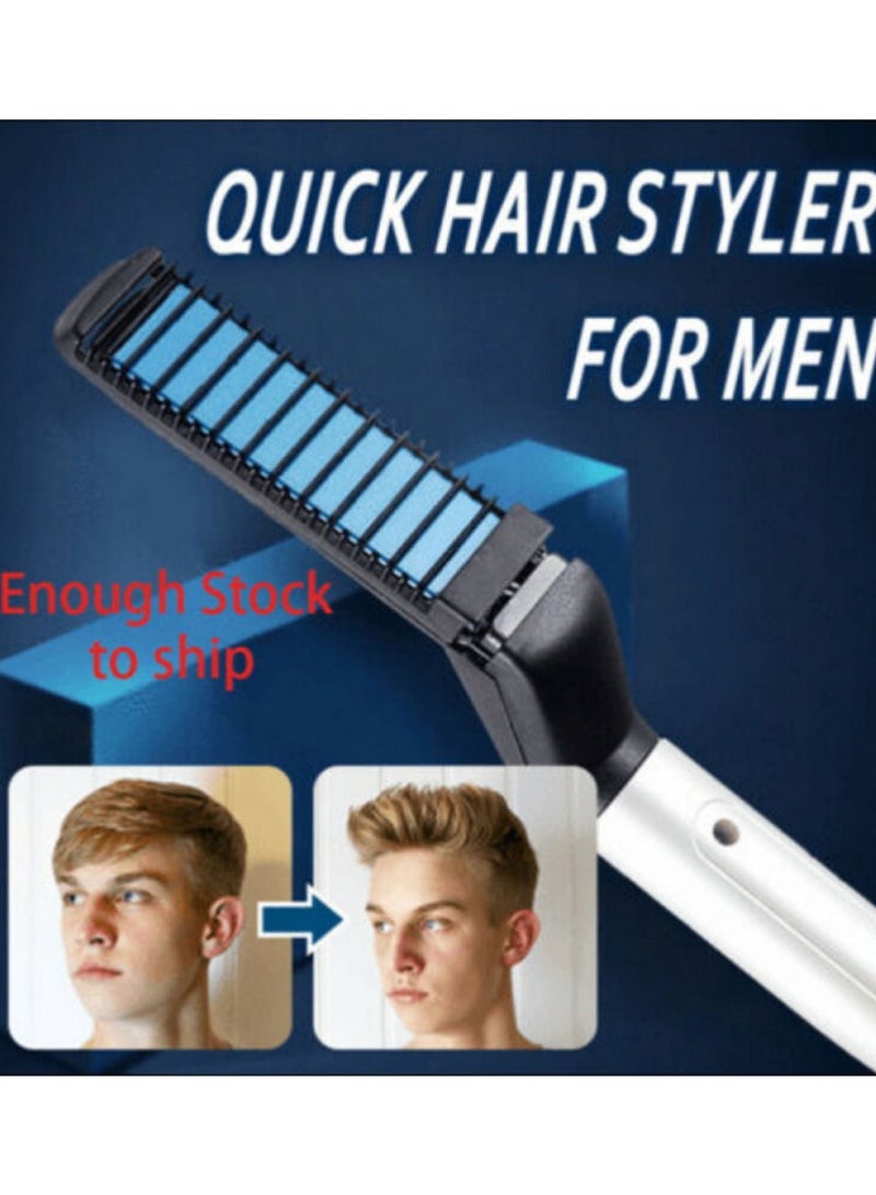 Hair Curling Styler Comb Multifunctional Hair Curler Magic Massage Comb Hair Styling Tools For Men - Image 5