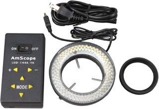AmScope LED144A 144LED LightingDirectionAdjustable Microscope Ring Light with Adapter for Stereo Microscopes - pzsku/Z293BBD0AC4301E0FCB0EZ/45/1747233746/e93f6a0c-6511-40c7-9176-ea52ed8dbfef