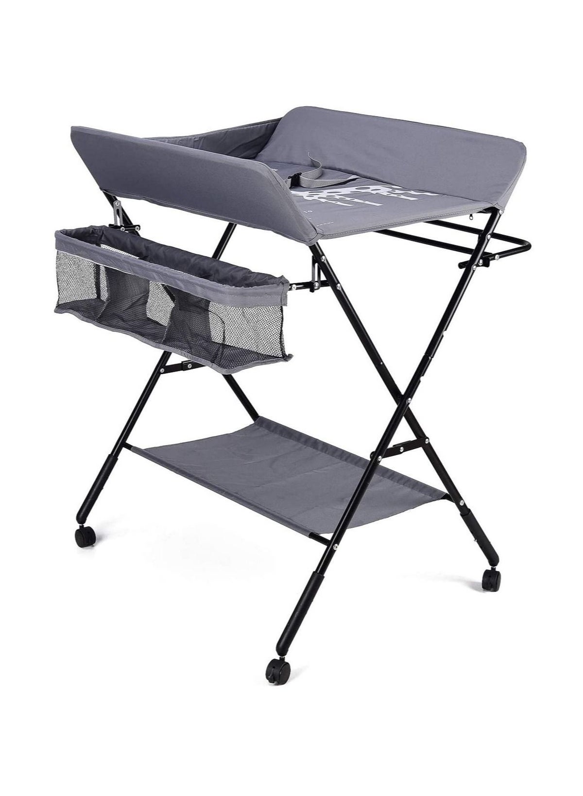 Everything For Kids Foldable Baby Changing Table with Wheels and ...