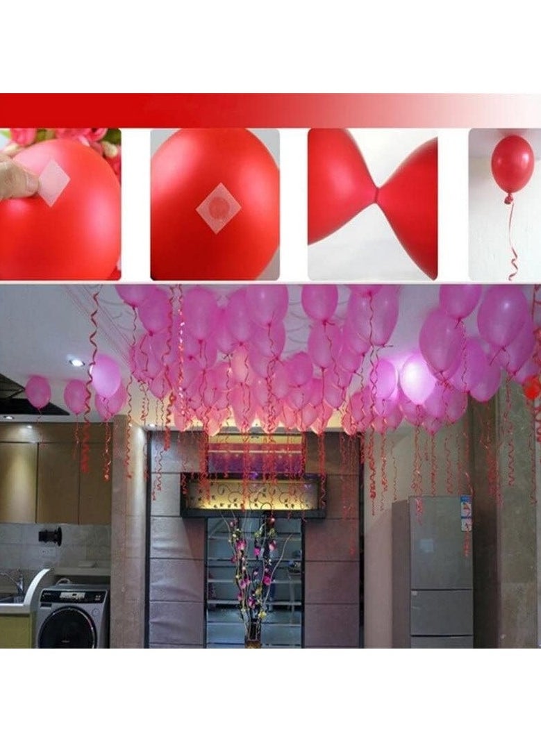 SOLDOUT 100 Points Balloon Attachment Glue Dot Attach Balloons to Ceiling or Wall Stickers Birthday Party Wedding Decoration Supplies (Pack of 100 Dots)  - Image 4