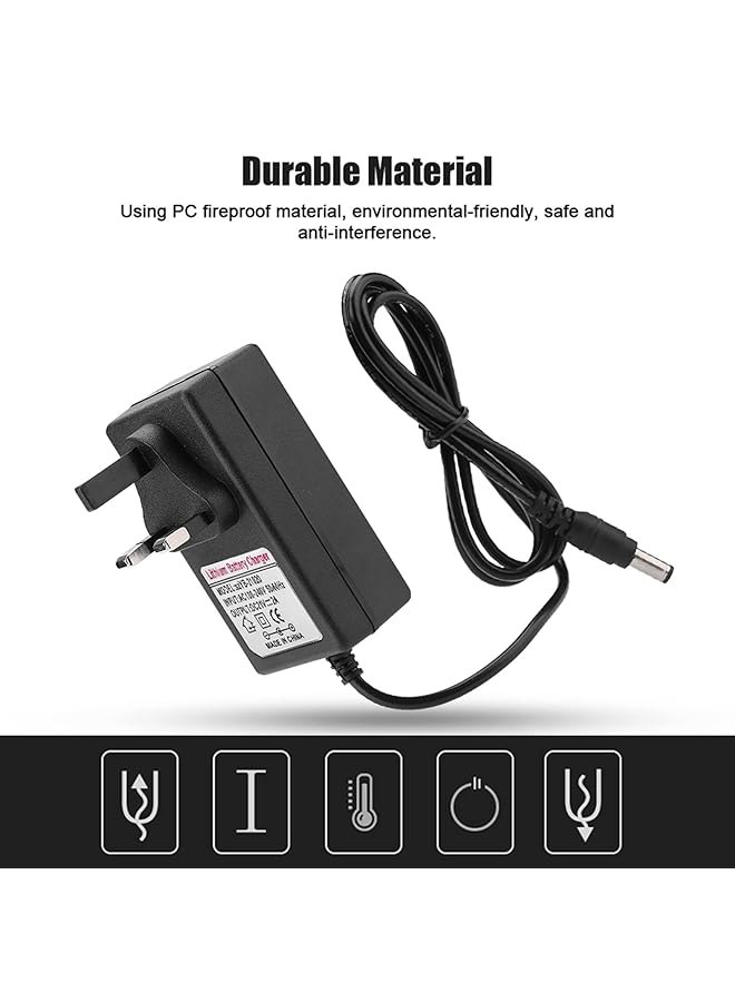 Jaerb بطارية ليثيوم 100-240 فولت تيار متردد 21 فولت 2 أمبير لسيارة ألعاب المصابيح الأمامية (قابس المملكة المتحدة) - Image 3