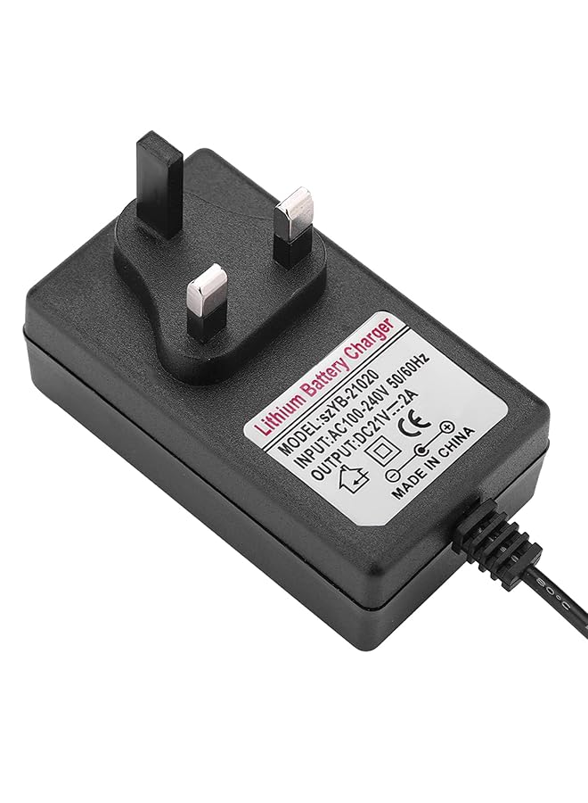 Jaerb بطارية ليثيوم 100-240 فولت تيار متردد 21 فولت 2 أمبير لسيارة ألعاب المصابيح الأمامية (قابس المملكة المتحدة) - Image 1