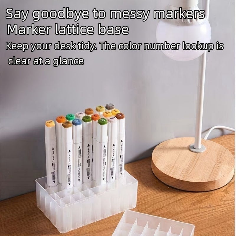 80 Grid Marker Holder for Color Sorting And Easy Organization - Image 4