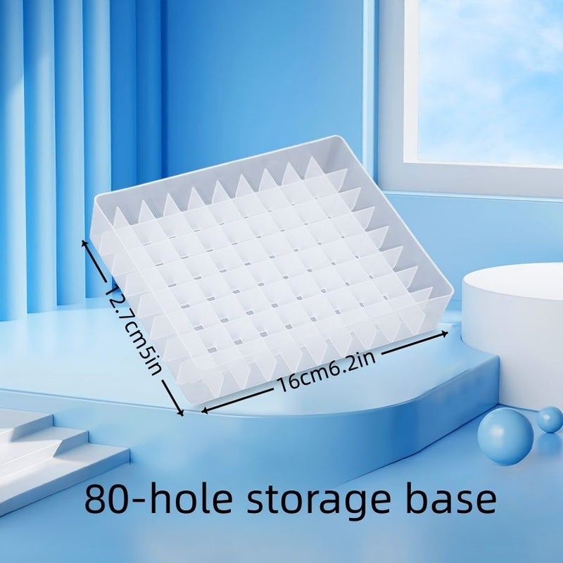 80 Grid Marker Holder for Color Sorting And Easy Organization - Image 1
