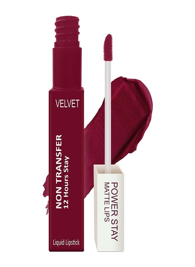 ForSure® Liquid Matte Lipstick Waterproof - Power Stay Lipstick combo (Upto 12 Hrs Stay) (Cherry Maroon, Deep Brown) - Image 5