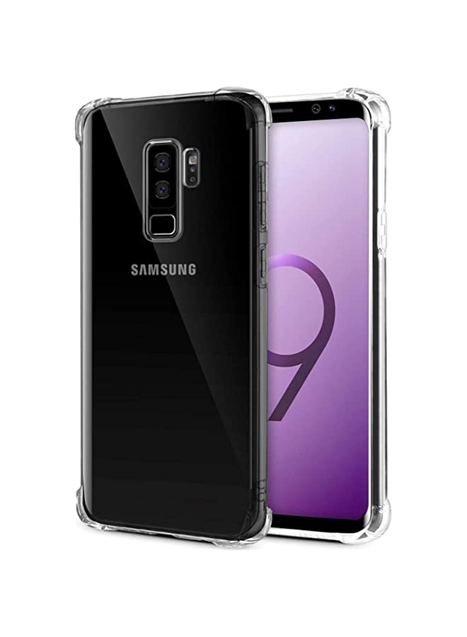 Case for Samsung Galaxy S9 Plus Case Cover Back Air Cushion Soft Silicone Shockproof Anti-Scratch Protective Bumper Shell Corner