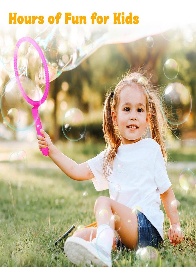 iShyan Bubble Wands Set for Kids,17 pcs Assorted Bubble Wands with Tray, Big Bubble Maker Wand for Kids Summer Outdoor Games,Birthday Party,Family Event,Gifts for Bubble Lovers - Image 4
