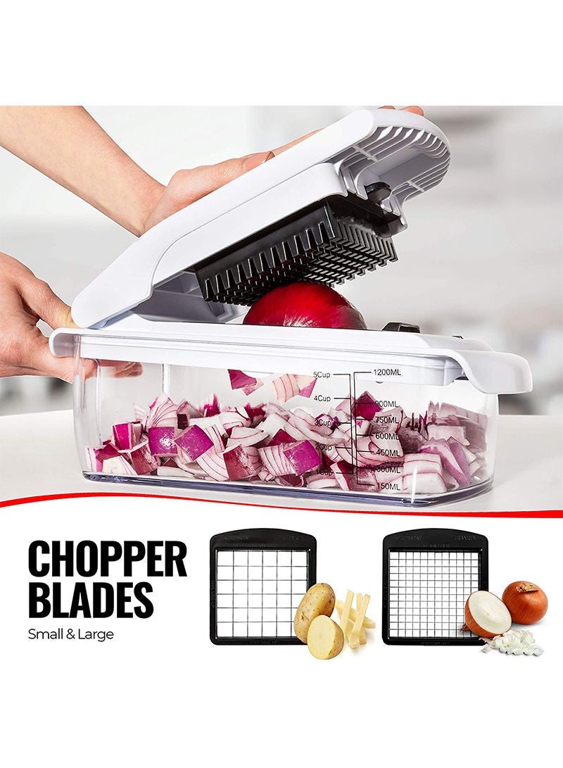 HOMESTAR 22-Piece Multifunctional Vegetable Chopper Cutter Slicer And Dicer Tool - Image 4