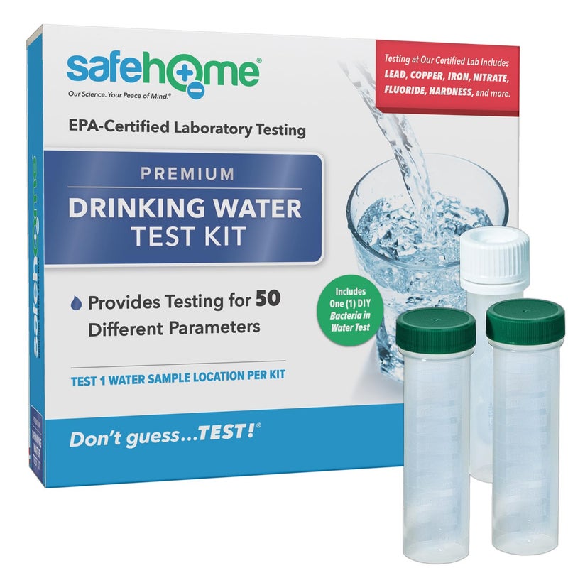 Safe Home 50in1 Premium Drinking Water Test Kit Test at our EPA Certified Laboratory Home Inspections Mortgage Loans Real Estate Transactions More - Image 3