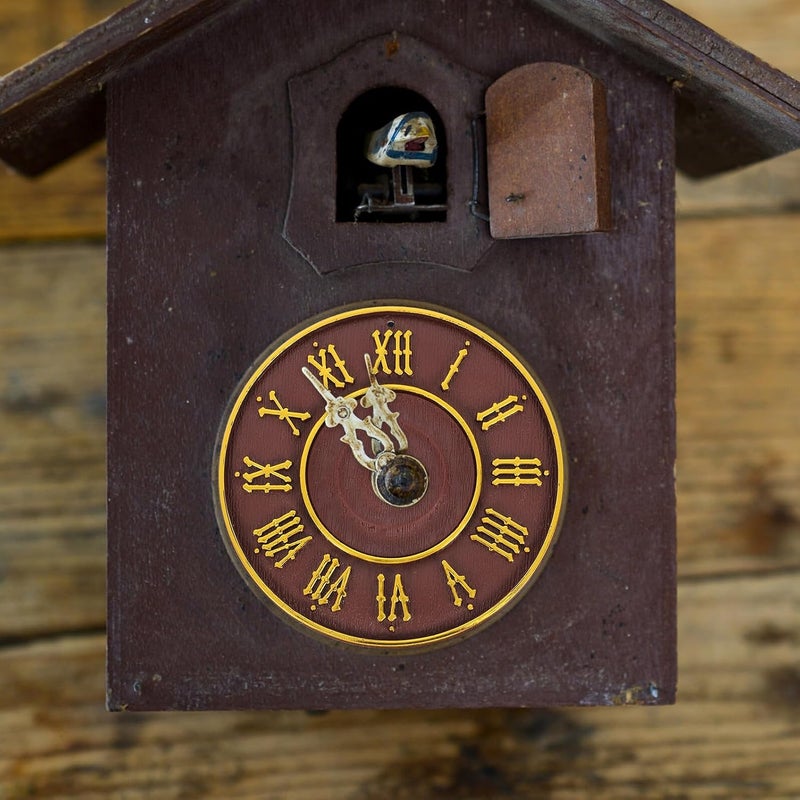 Unique Bird Design Cuckoo Clock Dial with Weights Accurate Timekeeping Wall Hanging Clock for Bedroom Living Office Easy Installation Decorative Antique Modern Replacement Parts - Image 5