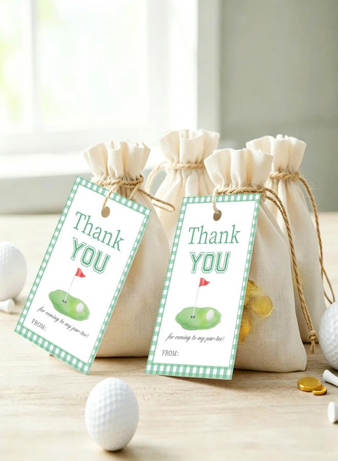 Aukolass 50pcs Golf Thank You Tags, Golf Favor Tags for Sport Themed Birthday and Baby Shower Party Gift Wrapping Decoration - Image 5
