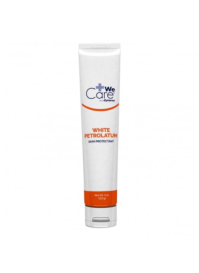 Dynarex Dynarex White Petrolatum, Petroleum Jelly For Dry, Damaged Or Cracked Skin, Soothing White Petroleum Jelly For Minor Skin Irritations, 4 Oz. Tubes, 1 Petroleum Jelly Tube  - Image 4