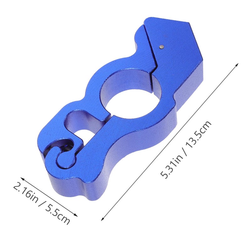 Blue Motorcycle Throttle Lock Heavy Duty Aluminum Handlebar Security For Mopeds Scooters ATV - Image 3